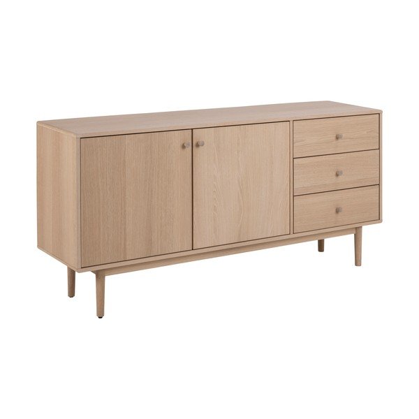 Madal kapp tammepuust 160x75 cm Aston - Actona-image-2