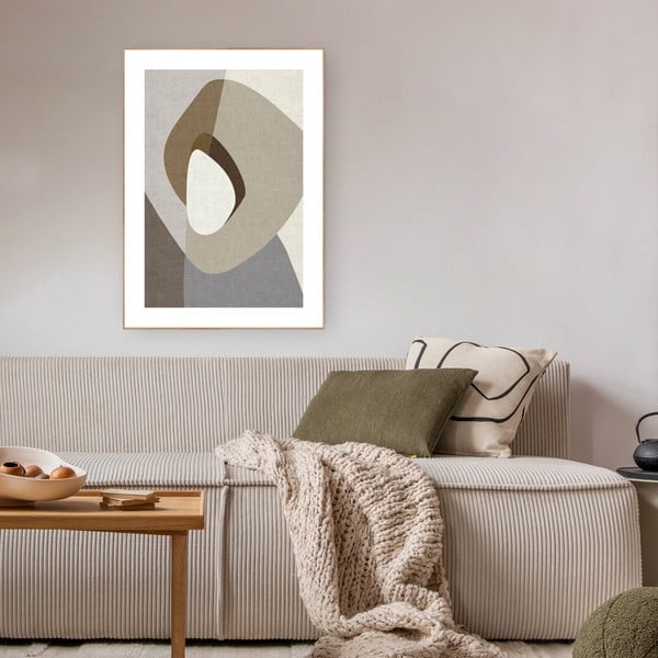 Maal 70x100 cm Picasa Greige - Malerifabrikken-image-1