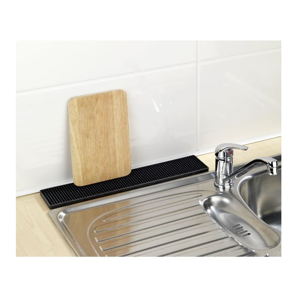 Must plastmass nõudekuivatusrest  8x42 cm – Wenko-image-3