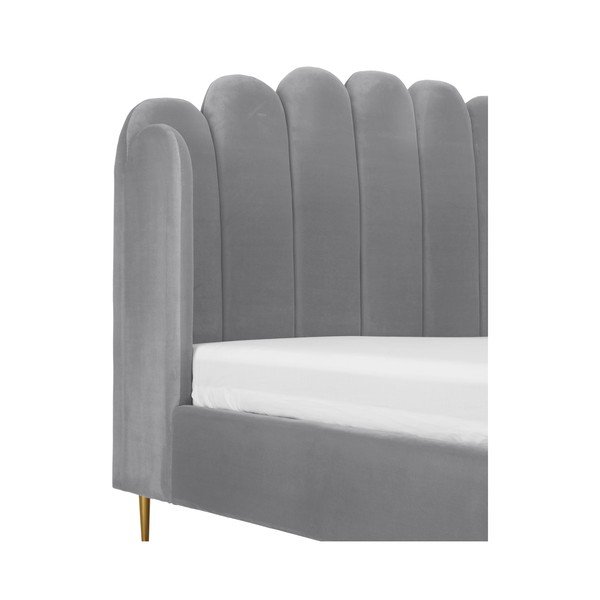 Hall polsterdatud voodi, 180 x 200 cm Glamour - Westwing Collection-image-1