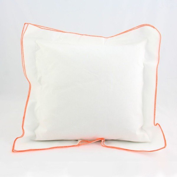 Povlak na polštář Basic Fluor orange, 40 x 40 cm-image-1