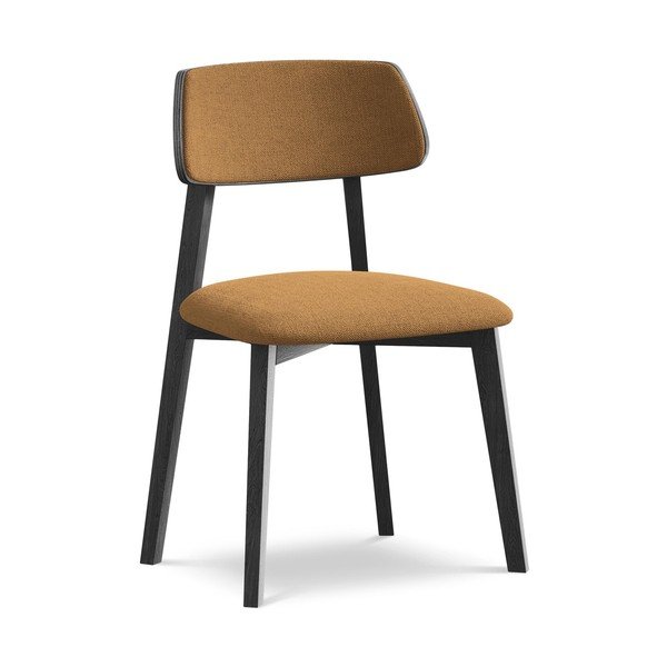 Täispuidust söögitoolid terrakota värvi Niu - Makamii