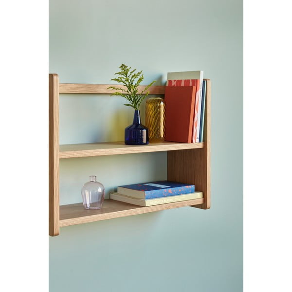 Naturaalses toonis tammepuidust riiul 60 cm Nomad - Hübsch-image-1