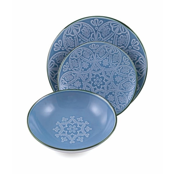 18dílná sada barevného nádobí z kameniny Villa d'Este Baku-image-3