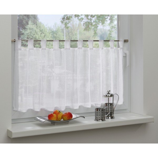 Valge kardin 48x140 cm - Gardinia-image-1