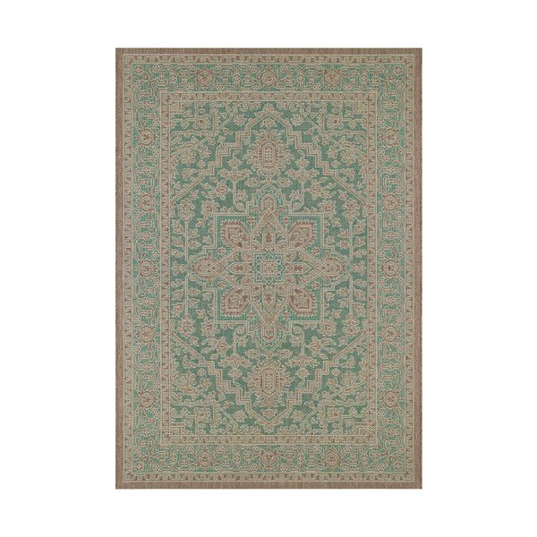 Roheline ja beež õuevaip , 160 x 230 cm Anjara - NORTHRUGS