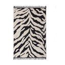 Must-valge vaip 133x190 cm Esra Zebra - Flair Rugs
