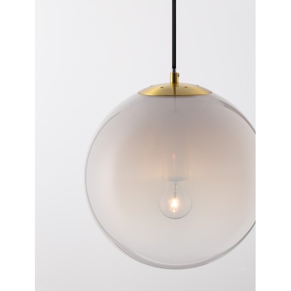 Valge/kuldne klaasist ripplamp ø 30 cm Vita - Nova Luce-image-1