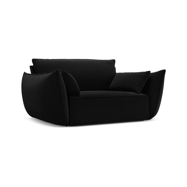 Must sametist tugitool Vanda - Mazzini Sofas