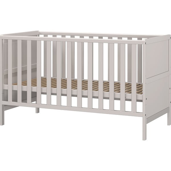 Kreem täispuidust võrevoodi 70x140 cm Alkmaar - Germania