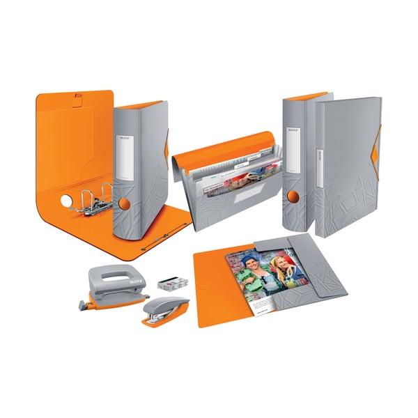 Šedá aktovka s přihrádkami Leitz-image-4