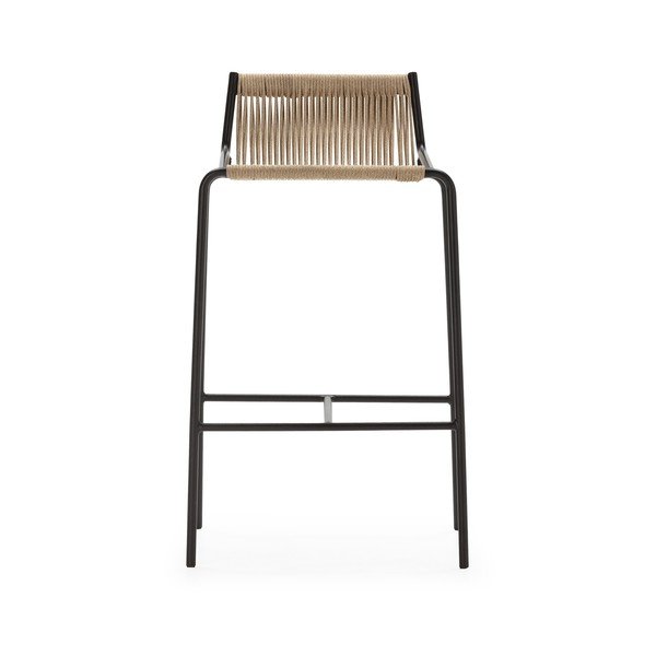 Beež metallist baaritool (istme kõrgus 65 cm) Emily - Marckeric-image-4