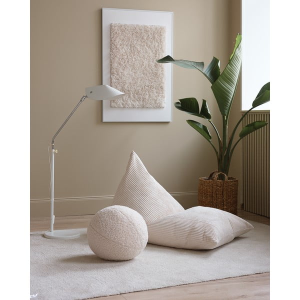 Kreem velvetist laste kott-tool Big Lounger - Wigiwama-image-1