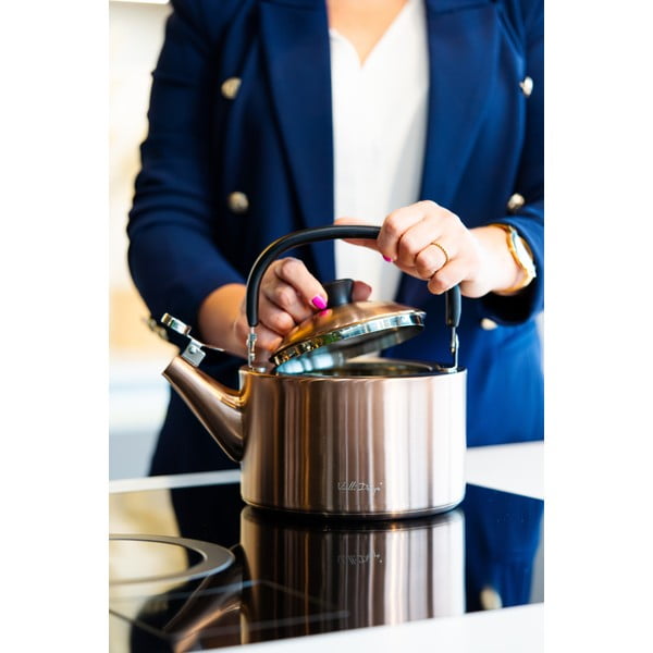 Vasevärvi roostevabast terasest veekeetja 1,5 l Diamante – Vialli Design-image-2