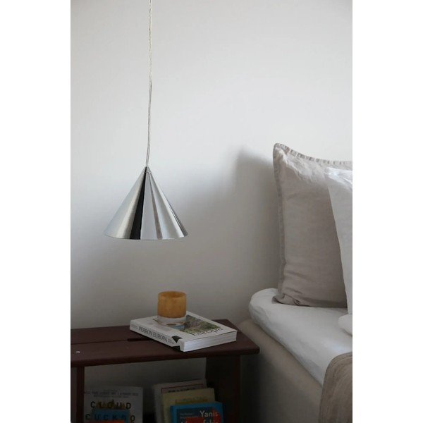 Hõbedane metallist ripplamp metallist lambivarjuga, läbimõõduga 19 cm Tip - Markslöjd-image-1