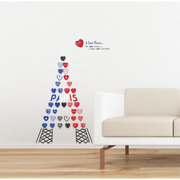 Samolepka Ambiance Love from Paris, 65 x 67 cm