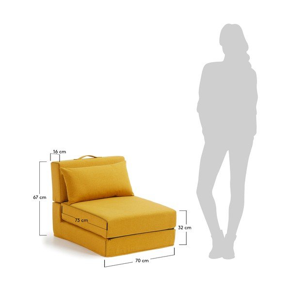 Kollane tool Arty - Kave Home-image-4