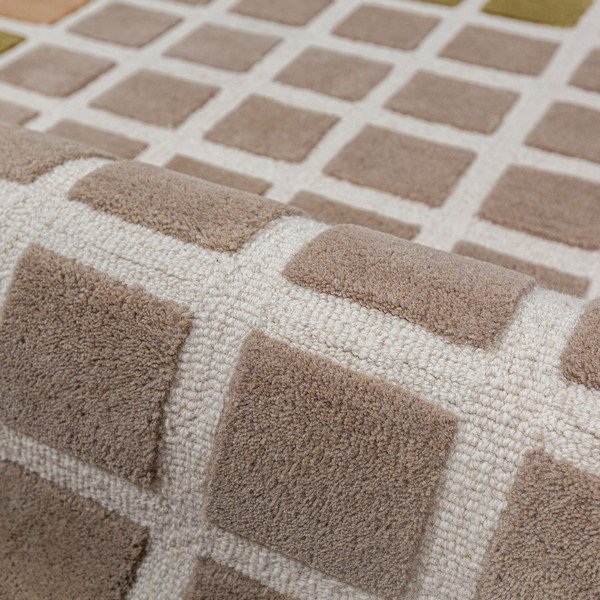 Roheline käsitsi kootud villane vaip 160x230 cm Renga Wool - Flair Rugs-image-3
