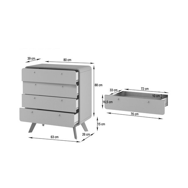 Valge kummut Caitlin - Støraa-image-4