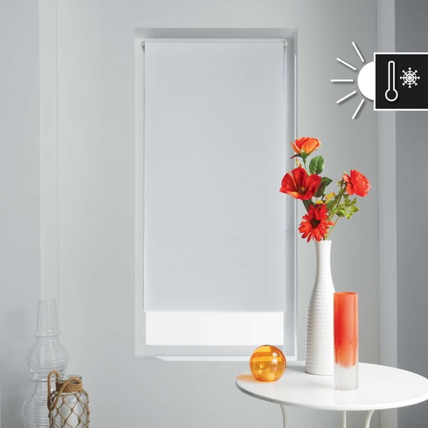 Valge tekstiilist ruloo 90x180 cm Occult - douceur d'intérieur-image-2