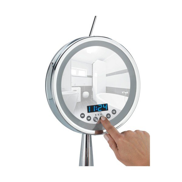 Zvětšovací stolní zrcadlo s LED světlem a rádiem Wenko Imperial-image-3
