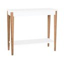 Valge konsoollaud, laius 85 cm Ashme - Ragaba