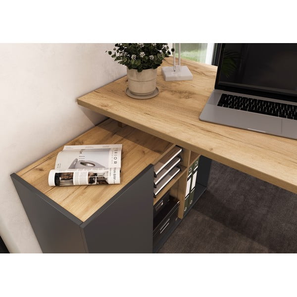 Nurga-töölaud 90x120 cm Adrano - Germania-image-1