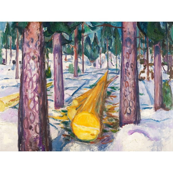 Edvard Munchi reproduktsioon - "Kollane palk", 60 x 45 cm Edward Munch - The Yellow Log - Fedkolor