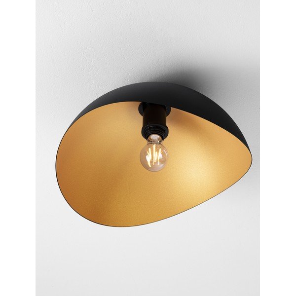 Matt must/kuldne metallist laelamp Opsi - Nova Luce-image-1