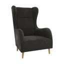 Tumehall sametist tugitool Carole - Ropez