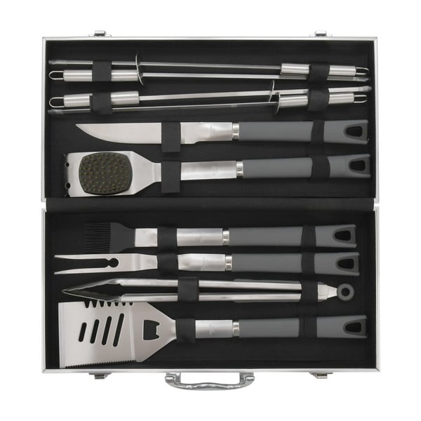 11 grillimisvahendi komplekt Alu karbis Grey Line - Cattara-image-2