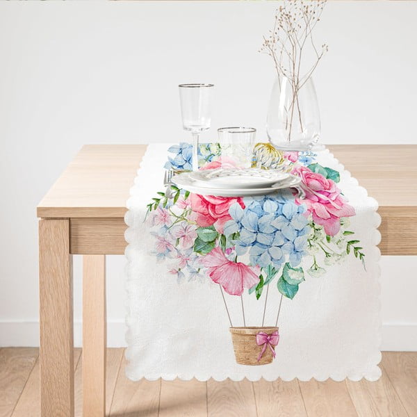 Lauajooksja Värvilised lilled, 45 x 140 cm - Minimalist Cushion Covers