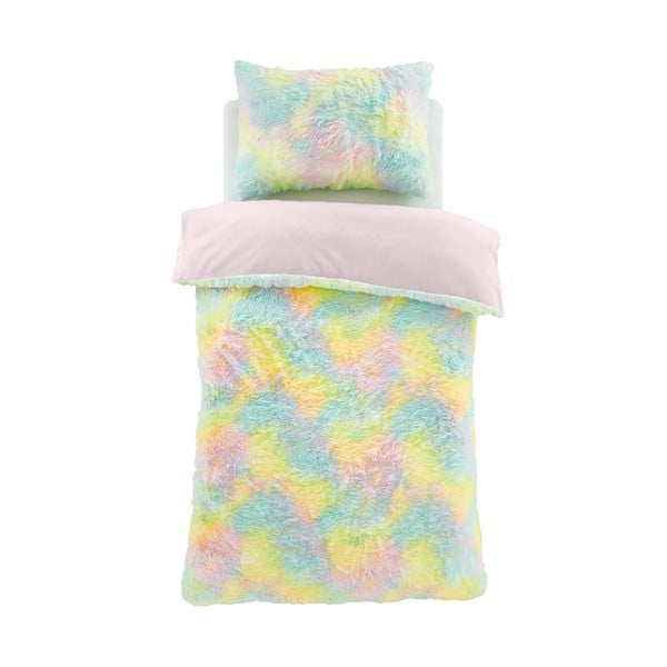 Laste voodipesu mikroplüüsist 135x200 cm Rainbow Cuddly - Catherine Lansfield