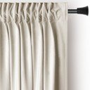 Beež sametist dimout-kardin 140 × 270 cm Pleat – Restilo