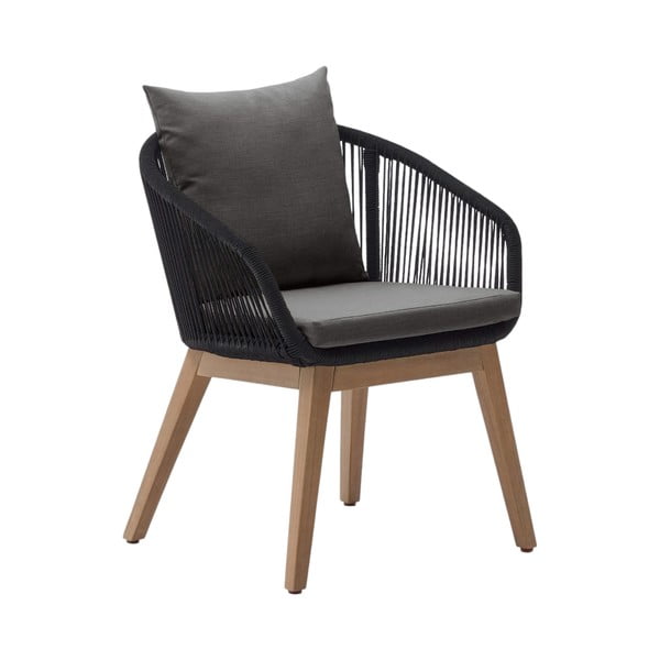Must puidust aiatool Portalo - Kave Home