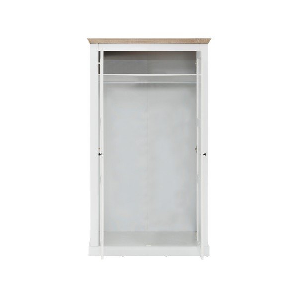 Valge riidekapp 100x180 cm Binza - Støraa-image-2