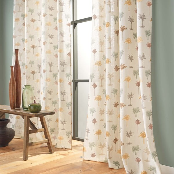 Beež kardin 140x240 cm Palmelia - douceur d'intérieur-image-2