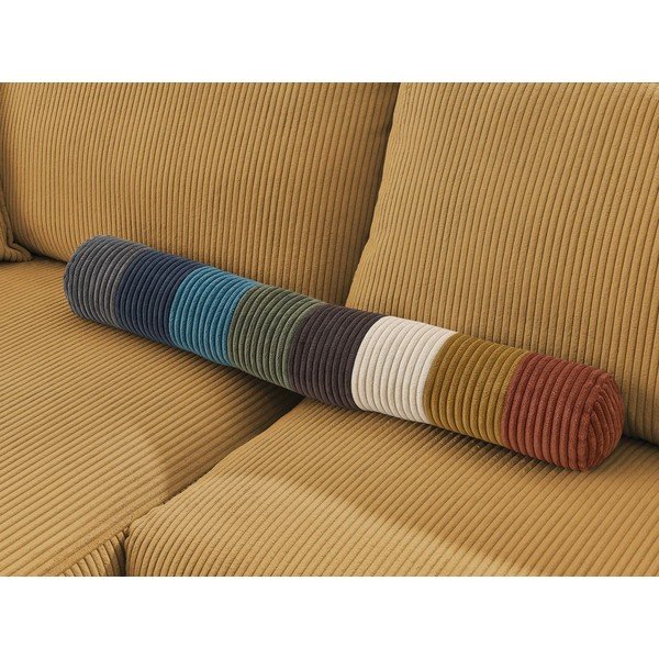 Sinepivärvi velvetist diivanimoodul, keskosa  Nihad modular - Bobochic Paris-image-3