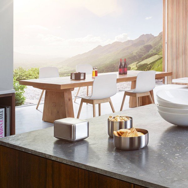 Roostevabast terasest võipurk Basic, 125 g võid - Blomus-image-1