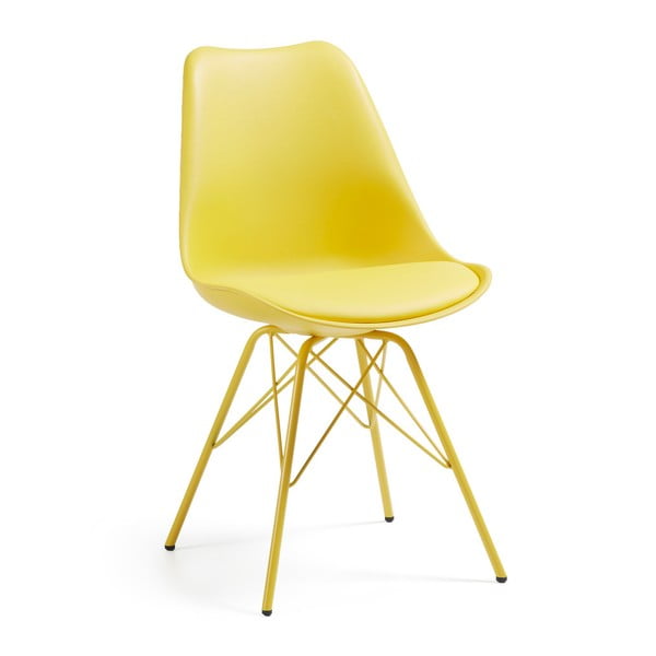 Žlutá židle La Forma Lars Epoxy