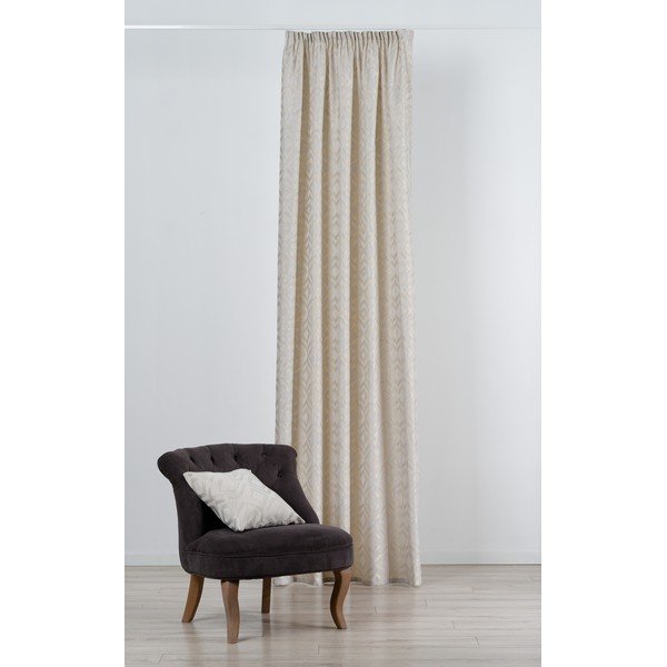 Kreemjas kardin 140x245 cm Giuseppe - Mendola Fabrics-image-3