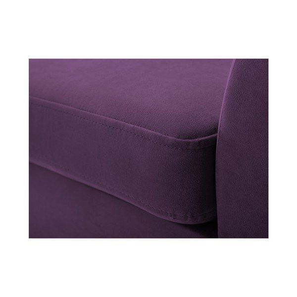 Fialová 3místná rozkládací pohovka s úložným prostorem Mazzini Sofas Peony-image-1