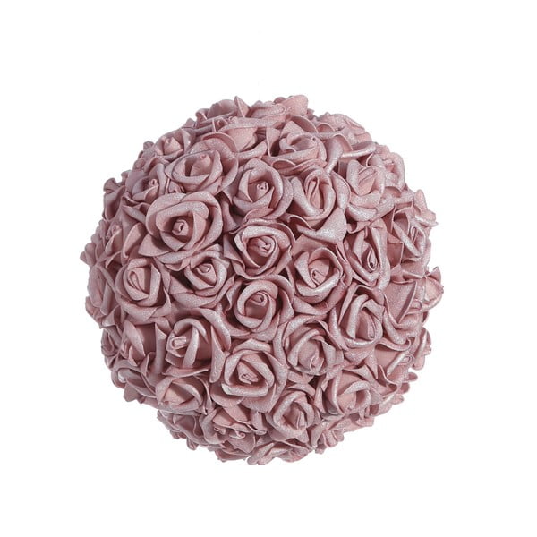 Růžová dekorace Denzzo Roses, průměr 20 cm