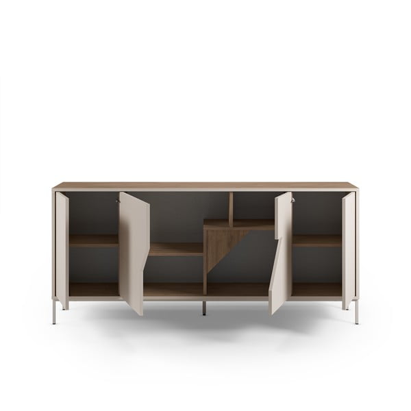 Kreem tammespoonist kummut 180x80x40 cm Lilou - Marckeric-image-4