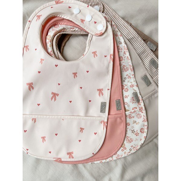 Beežid põlled 2tk komplektis Classic Stripes Camel - Cam Cam Copenhagen-image-1