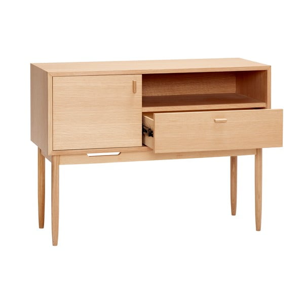 Kõrge kapp tammedekooriga naturaalses värvitoonis 100x75 cm Cube - Hübsch-image-2