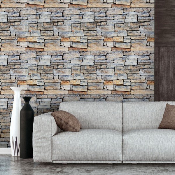 Nástěnná samolepka Ambiance Wall Decal Materials Stones of Carthage, 40 x 40 cm-image-3