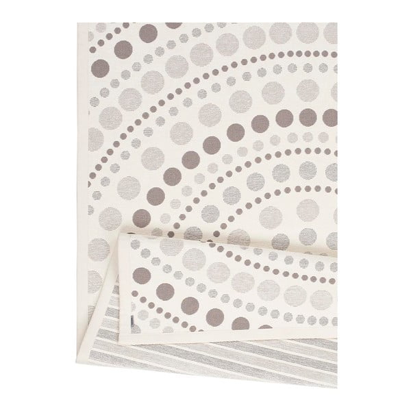 Valge ja hall kahepoolne vaip , 70 x 140 cm Oola - Narma-image-4