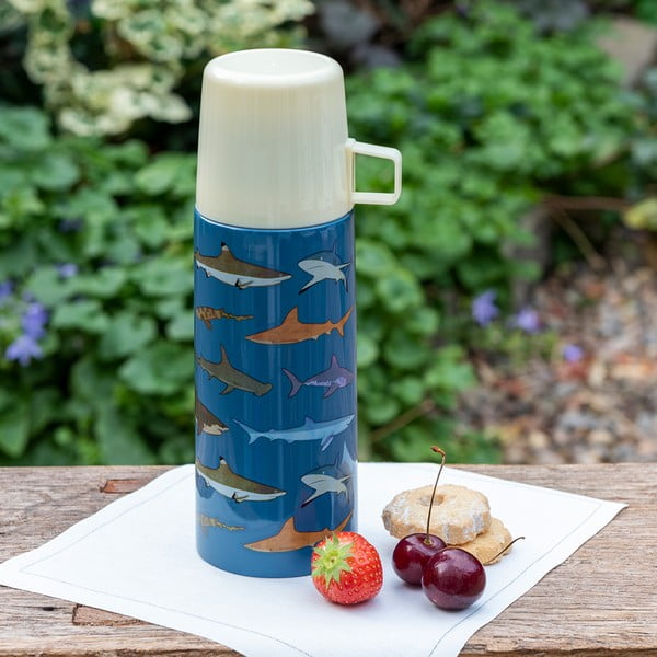 Sinine laste termos 350 ml Sharks - Rex London-image-1
