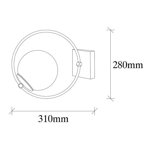 Must metallist seinalamp Opviq lights Aria - Opviq lights-image-2
